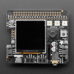 An image of Adafruit BrainCraft HAT - Machine Learning for Raspberry Pi 4