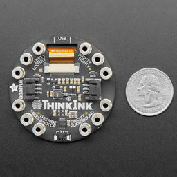 An image of Circuit Playground Tri-Color E-Ink Gizmo - E-Ink Display + Audio Amplifier