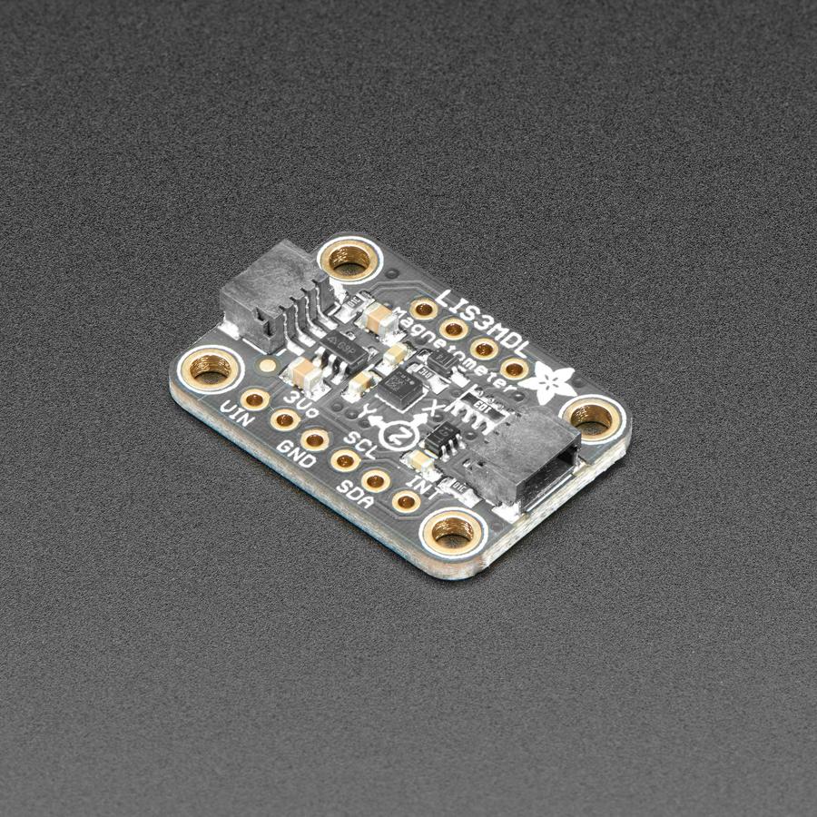 Adafruit Triple-axis Magnetometer - LIS3MDL - Sense the magnetic fields that surround us with this handy triple-axis magnetometer (compass) module.