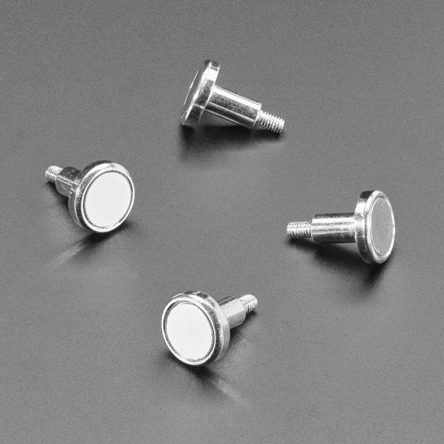 Mini Magnet Feet for RGB LED Matrices (Pack of 4) - Got a glorious RGB Matrix project you want to mount and display in your workspace or home?