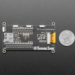 Adafruit 2.9" Tri-Color eInk / ePaper Display FeatherWing - Red Black White
