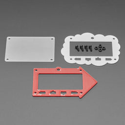 An image of Acrylic + Hardware Kit for Adafruit MagTag