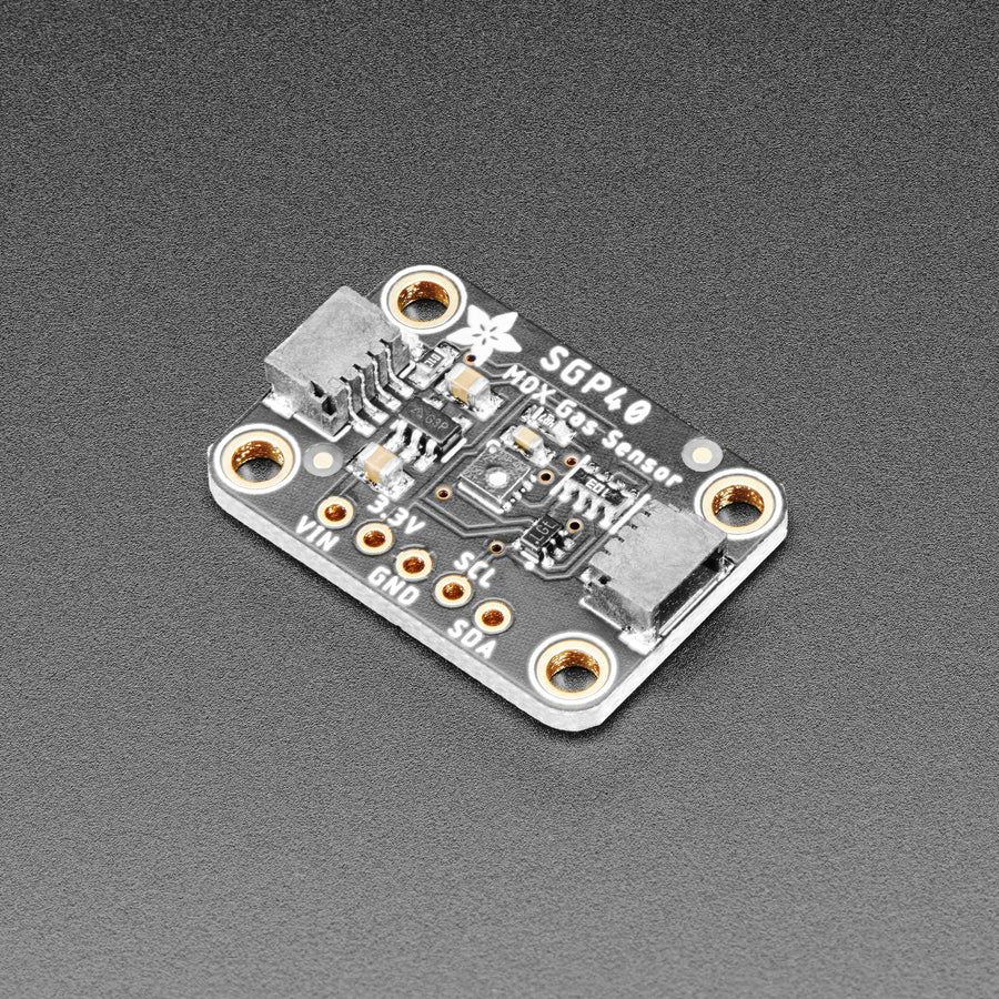 Adafruit SGP40 Air Quality Sensor Breakout - VOC Index - STEMMA QT / Qwiic - Sniff, sniff - do you smell that? No need to stick your nose into a carton of milk anymore, you can build a digital nose with the SGP40 Multi-Pixel Gas Sensor, a fully integrated MOX gas sensor.