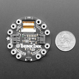 An image of Circuit Playground 200x200 Tri-Color E-Ink Gizmo - E-Ink Display + Audio Amplifier