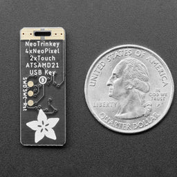 Adafruit Neo Trinkey - SAMD21 USB Key with 4 NeoPixels