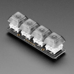 NeoKey 1x4 QT I2C - Four Mechanical Key Switches with NeoPixels - STEMMA QT / Qwiic