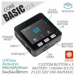 ESP32 Basic Core IoT Development Kit V2.6
