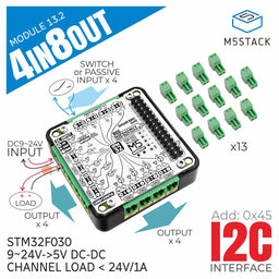 4IN8OUT Multi-channel DC Drive Module (STM32F030)