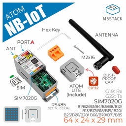 An image of Atom DTU NB-IoT Kit Global version (SIM7020G)