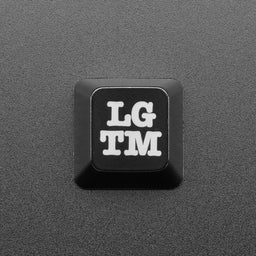 An image of Etched Glow-Through Keycap with LGTM (Looks Good To Me) Acronym - MX Compatible Switches
