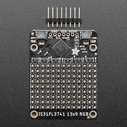 An image of Adafruit IS31FL3741 13x9 PWM RGB LED Matrix Driver - STEMMA QT / Qwiic