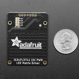 An image of Adafruit IS31FL3741 13x9 PWM RGB LED Matrix Driver - STEMMA QT / Qwiic