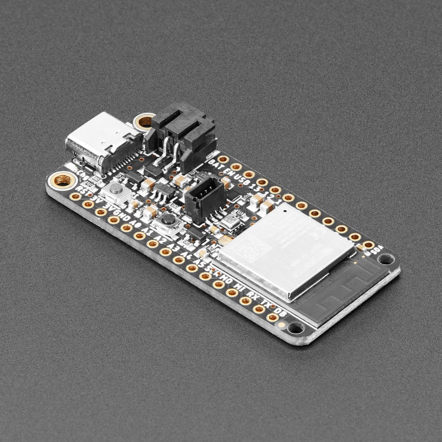 Adafruit ESP32-S2 Feather with BME280 Sensor - (4MB Flash/2MB PSRAM) - What's Feather-shaped and has an ESP32-S2 WiFi module? What has a STEMMA QT connector for I2C devices and a built in ambient sensor? What has your favorite Espressif WiFi microcontroller and lots of Flash and RAM memory for your next IoT project? What will make your next IoT project sensor project flyyyyy?