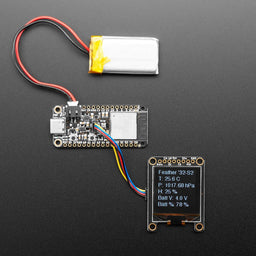An image of Adafruit ESP32-S2 Feather with BME280 Sensor - STEMMA QT - 4MB Flash + 2 MB PSRAM