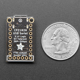 An image of Adafruit CP2102N Friend - USB to Serial Converter