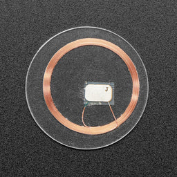 An image of 13.56MHz RFID/NFC Clear Tag - NTAG203 Chip