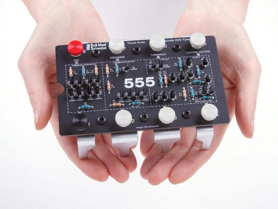 The Three Fives Kit: A Discrete 555 Timer - Pimoroni Wholesale