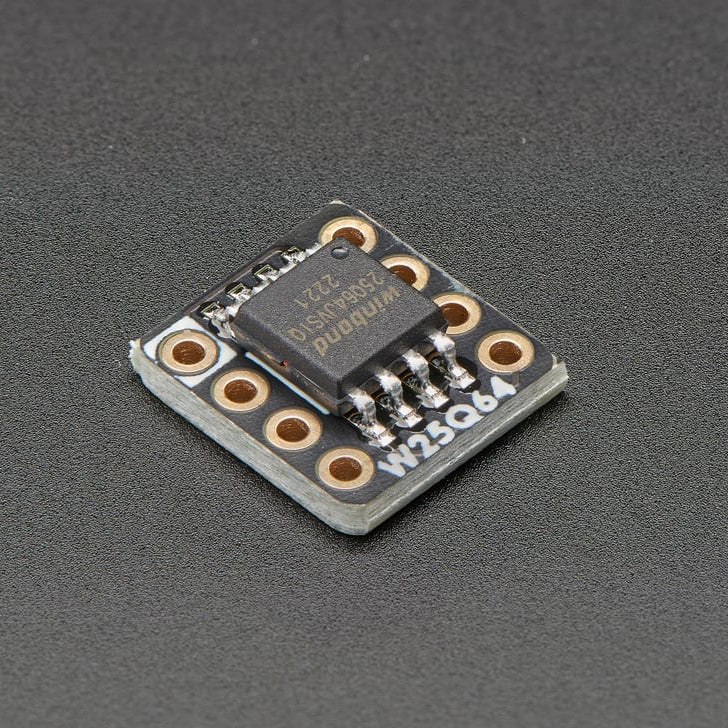 Adafruit QSPI DIP Breakout Board - W25Q64 - 64 MBit 8 MByte ...