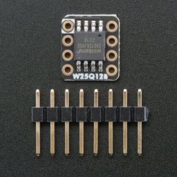 An image of Adafruit QSPI DIP Breakout Board - W25Q128 - 128 MBit 16 MByte - W25Q128JVSSIQ