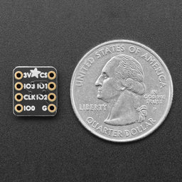 Adafruit QSPI DIP Breakout Board - W25Q128 - 128 MBit 16 MByte - W25Q128JVSSIQ