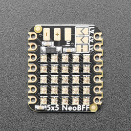 An image of Adafruit 5x5 NeoPixel Grid BFF Add-On for QT Py and Xiao