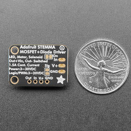 An image of Adafruit MOSFET Driver - For Motors, Solenoids, LEDs, etc - STEMMA JST PH 2mm