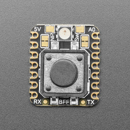 An image of Adafruit IoT Button with NeoPixel BFF Add-On for QT Py and Xiao