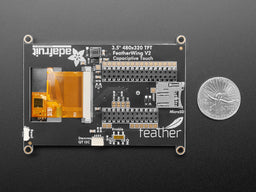 An image of Adafruit TFT FeatherWing - 3.5