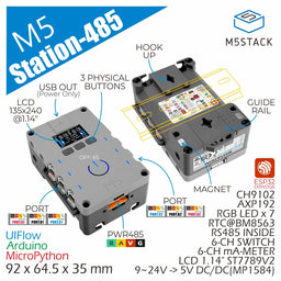 An image of M5Stack Station ESP32 IoT Development Kit (RS485 Version)