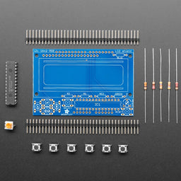 Adafruit I2C Controlled + Keypad Shield Kit for 16x2 LCD