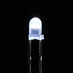 An image of Diffused White 3mm LED (25 pack)