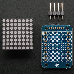 Adafruit Mini 0.7" 8x8 LED Matrix w/I2C Backpack