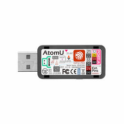 An image of AtomU ESP32 Development Kit with USB-A