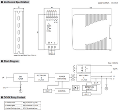 An image of 24V (60W) Single Ouput Industial DIN Rail Power Supply