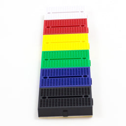 An image of Colourful mini breadboard
