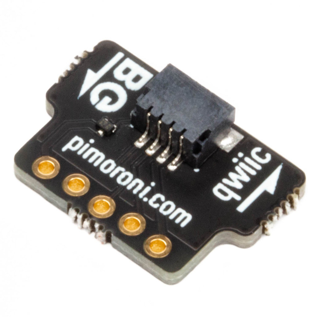 Breakout Garden to Qw/ST - This adapter lets you plug a STEMMA QT / Qwiic I2C breakout into a Breakout Garden slot, for ultimate compatibility and ease of prototyping.