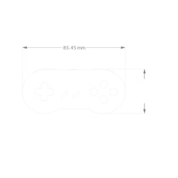 An image of Classic SNES inspired USB Controller