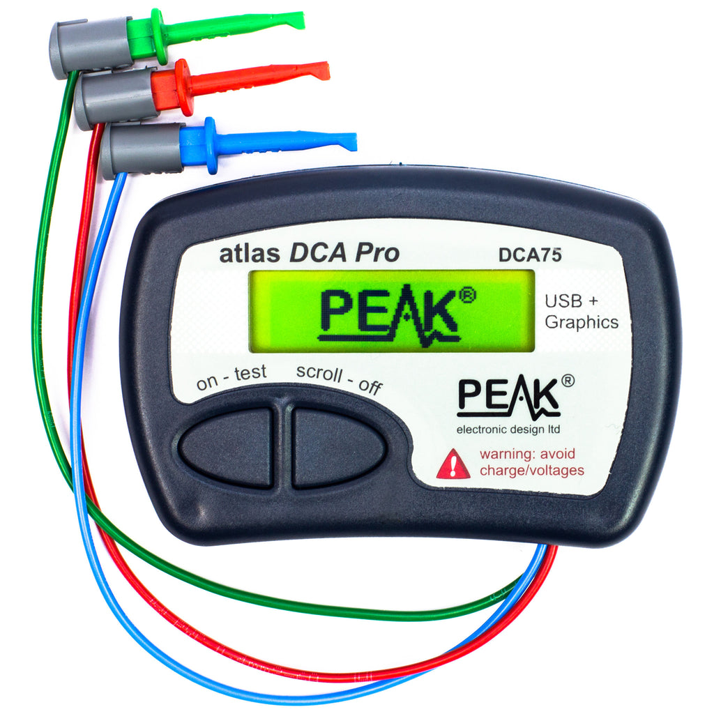 Atlas DCA Pro - Advanced Semiconductor Analyser with Curve Tracing - Identify electronic components such as transistors and diodes and analyse their performance. How good is that reel of stuff you got from the internet?