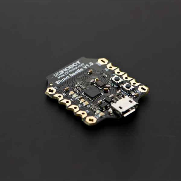DFRobot Bluno Beetle - The Beetle BLE is a super tiny and low-cost Arduino-compatible board with Bluetooth 4.0.