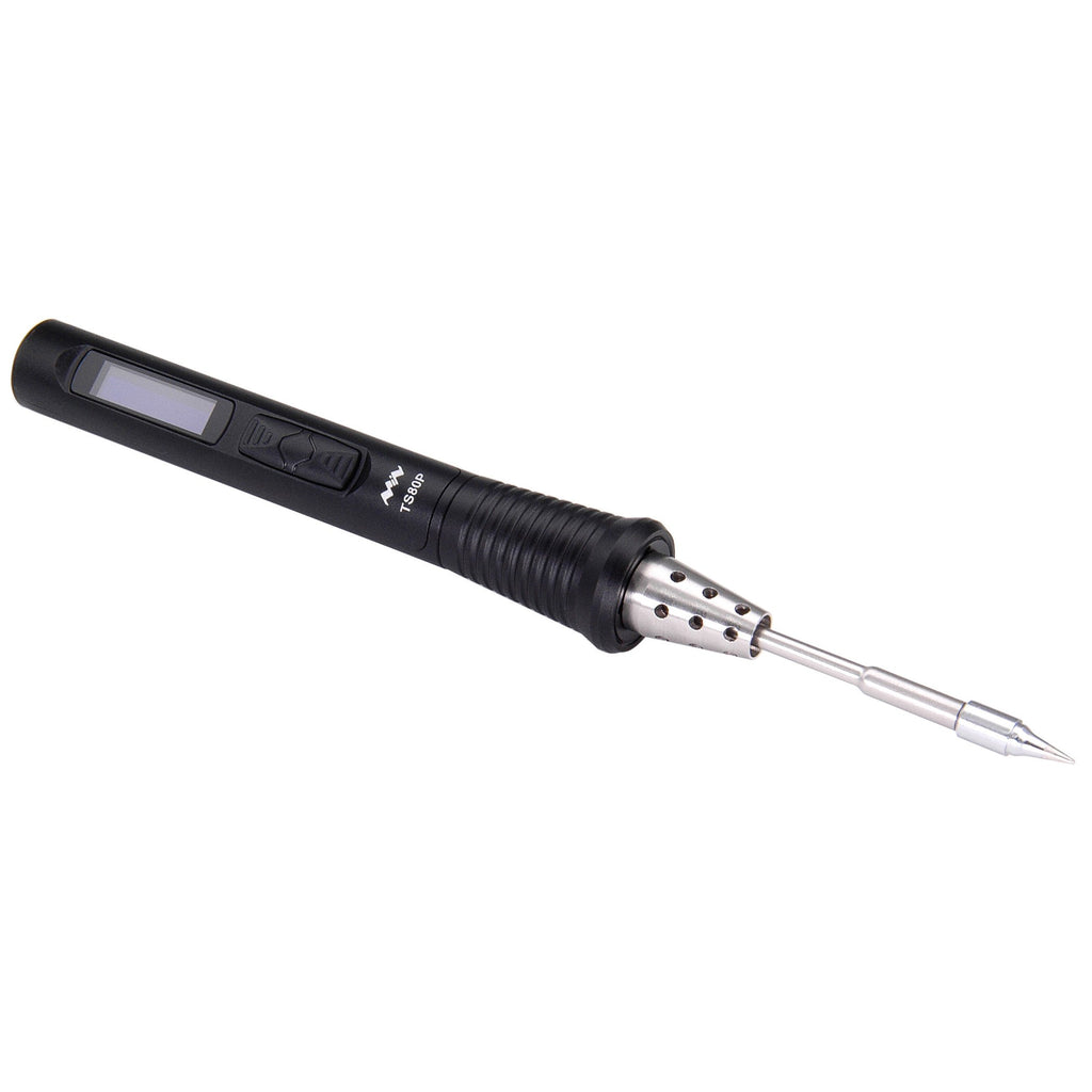 TS80P USB-C Smart Soldering Iron - Upgrade your soldering game with this nifty adjustable USB-C powered soldering iron, packed with futuristic smart features!