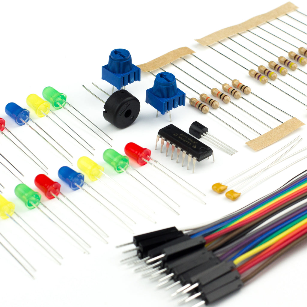Explorer HAT Pro Parts Kit - Everything you need to get started with Explorer HAT Pro or Explorer pHAT!