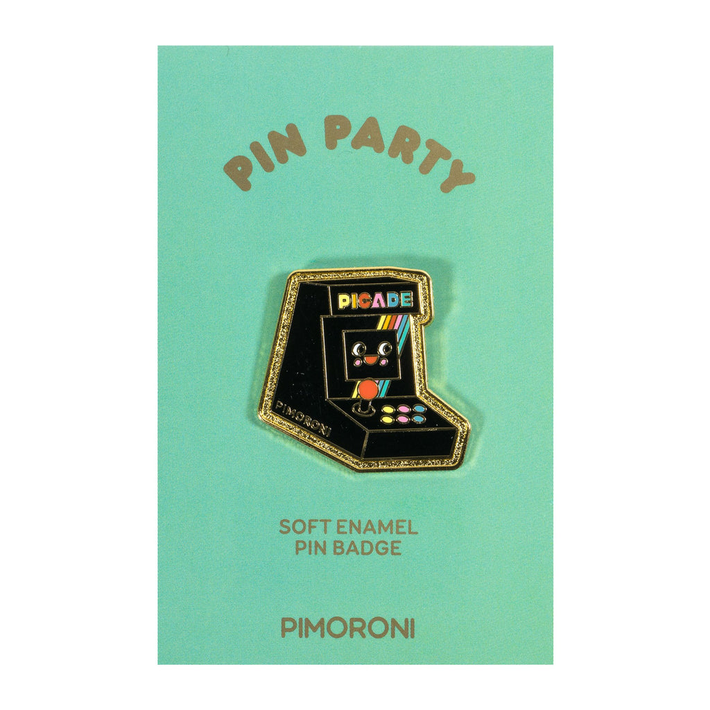 Pimoroni Pin Party Enamel Pin Badge - Level up your lapel with our Pimoroni Pin Party enamel pin badges!