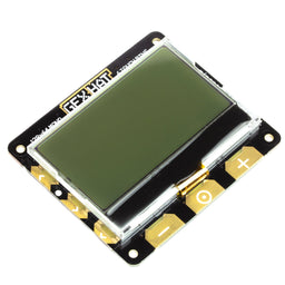 An image of GFX HAT - 128x64 LCD Display with RGB Backlight and Touch Buttons
