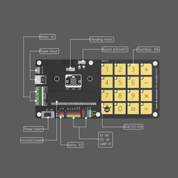 An image of Math & Automation Touch Keyboard for micro:bit (V1.0)