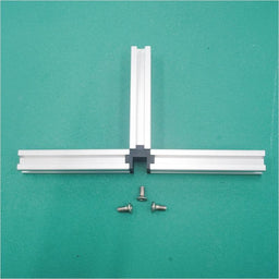 An image of Aluminium Profile (15mm x 15mm) - Plane Plastic Connector (12pcs)