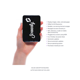 An image of Screenly - Raspberry Pi 3B+ Digital Signage Kit