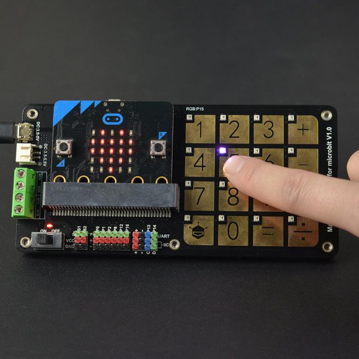 Math & Automation Touch Keyboard for micro:bit (V1.0) - Pimoroni