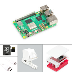 An image of Raspberry Pi 5 + Essentials Kit