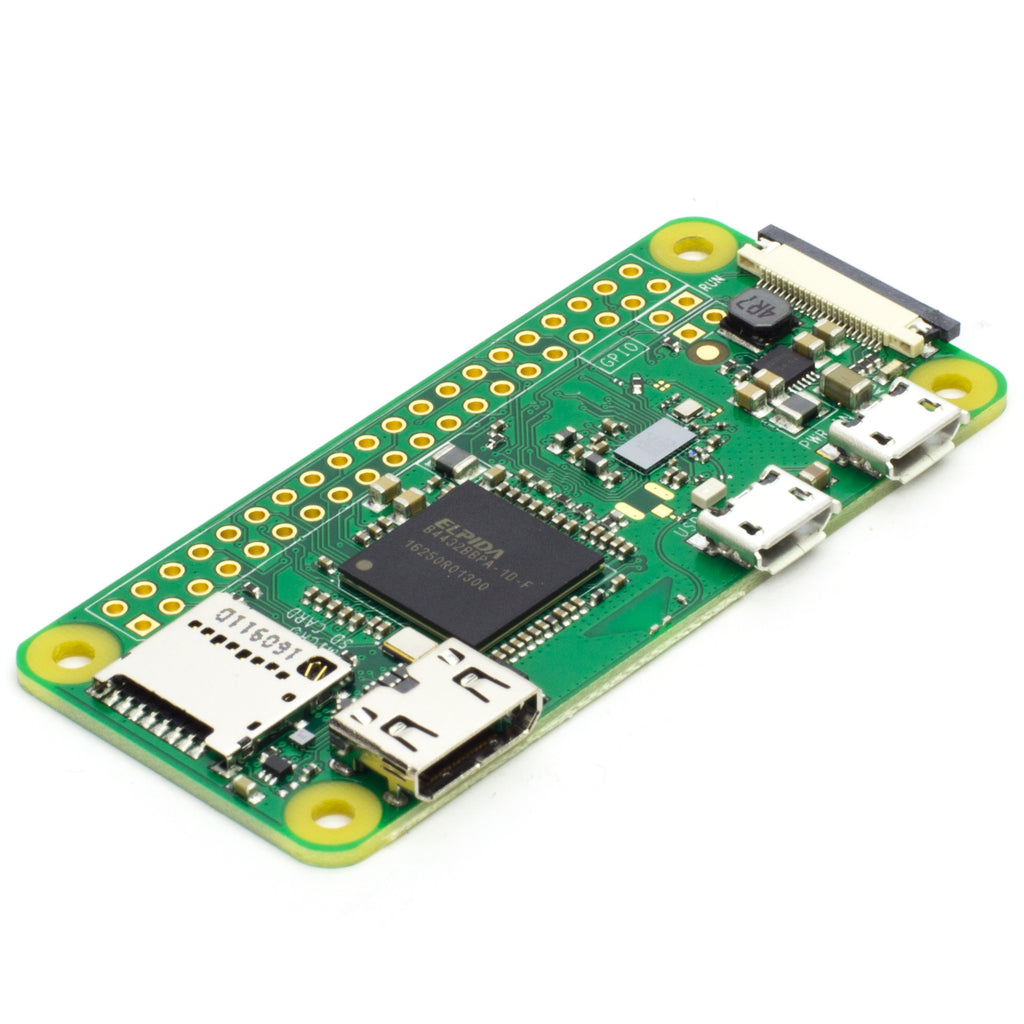 Raspberry Pi Zero W - A tiny, single board computer with wireless and Bluetooth connectivity, perfect for embedded Internet of Things projects. Also available with pre-soldered headers!