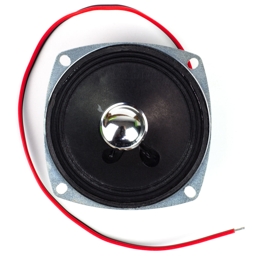 3" Speaker 4Ω (5W) - Whoop whoop! This is a lovely little speaker ideal for embedding into all sorts of projects.